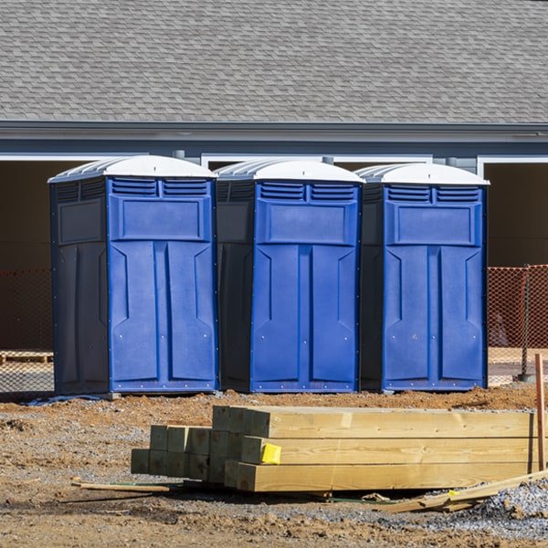 what is the cost difference between standard and deluxe porta potty rentals in Wauna